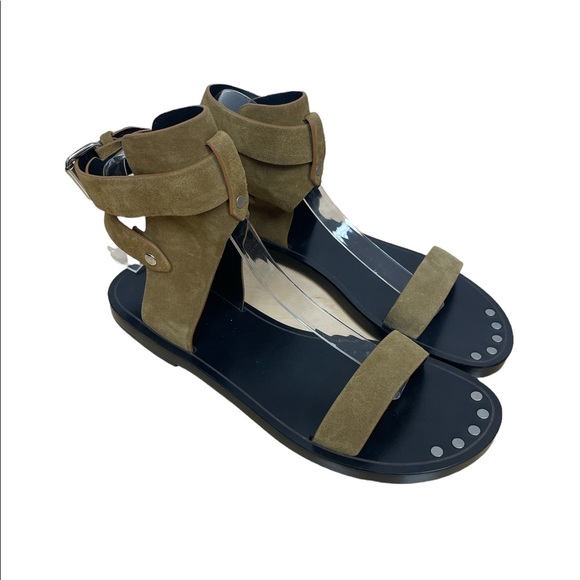 Isabel Marant Janders Suede Sandals - Picture 2 of 5